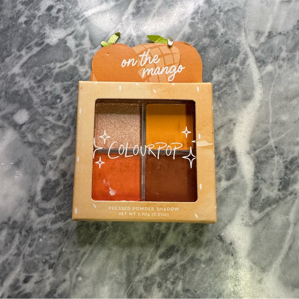 New Colourpop On The‎ Mango Eyeshadow Palette